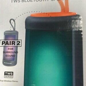 TWS Bluetooth Speaker - Blue and Orange